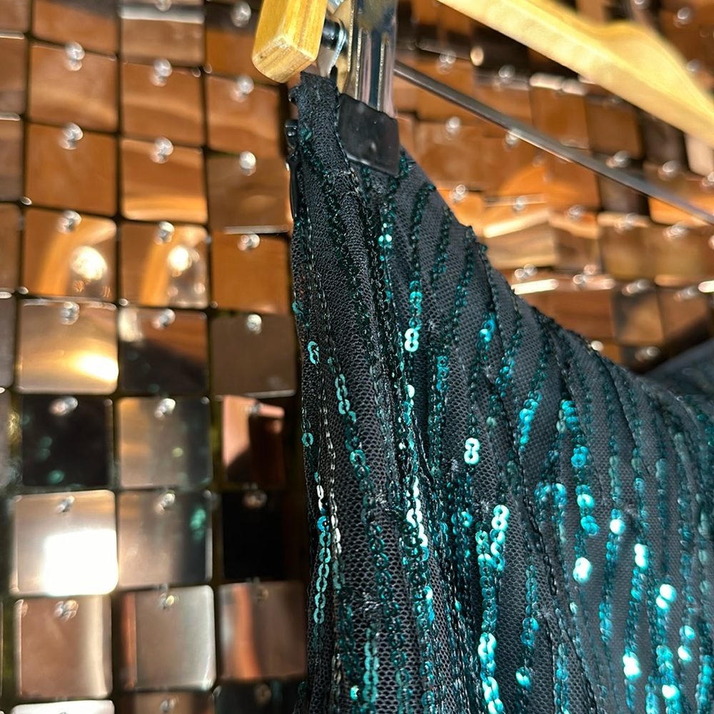 Avec Les Filles Sequins Fringe Size Small Mini Skirt - Picture 14 of 17
